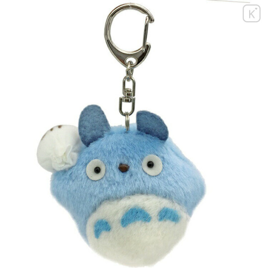 Japan Ghibli Flocking Keychain - My Neighbor Totoro / Blue Bunny - 1