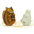 Japan Ghibli Figure Swaying Toy - My Neighbor Totoro / Cat Bus & White Bunny - 2