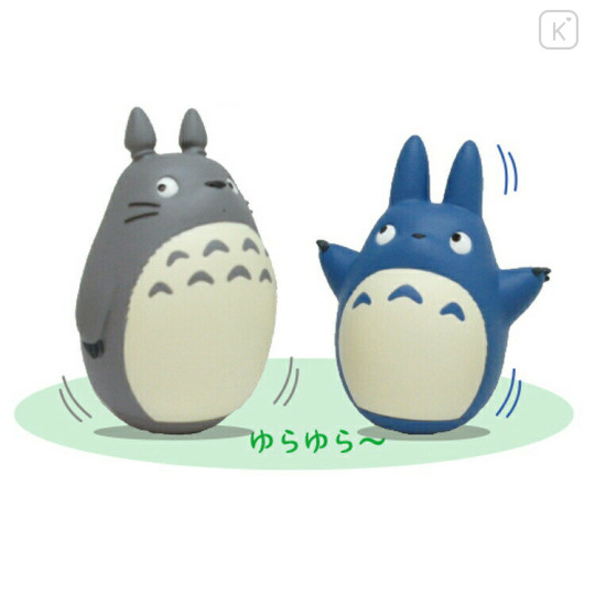 Japan Ghibli Figure Swaying Toy - My Neighbor Totoro / Grey & Blue Bunny - 2