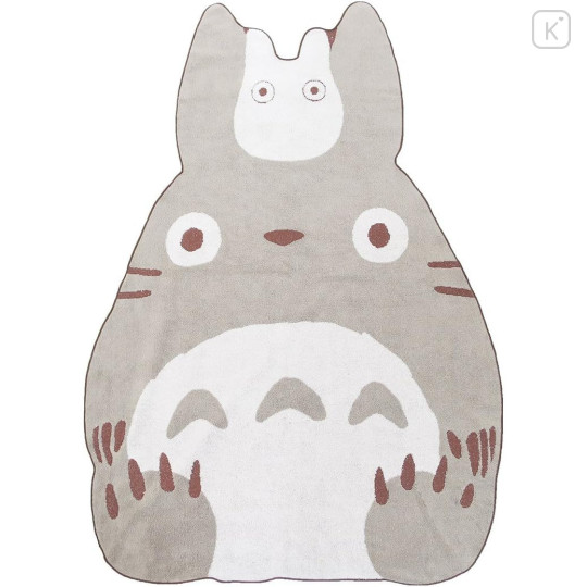Japan Ghibli Nap blanket - My Neighbor Totoro / Grey & White Bunny - 1