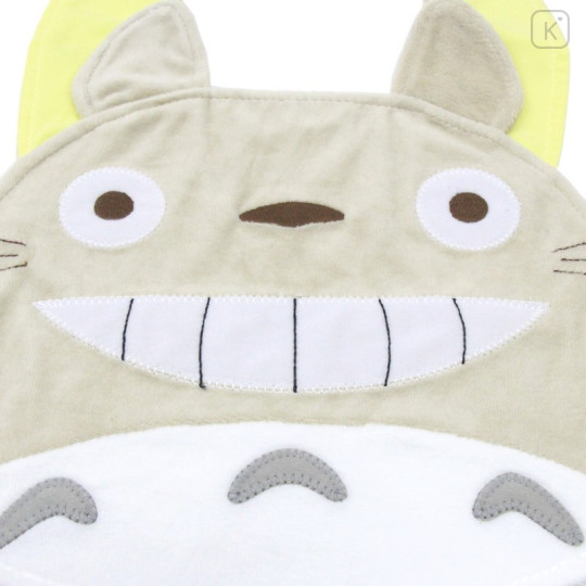 Japan Ghibli Bib - My Neighbor Totoro : Grey Bunny Big Smile - 2