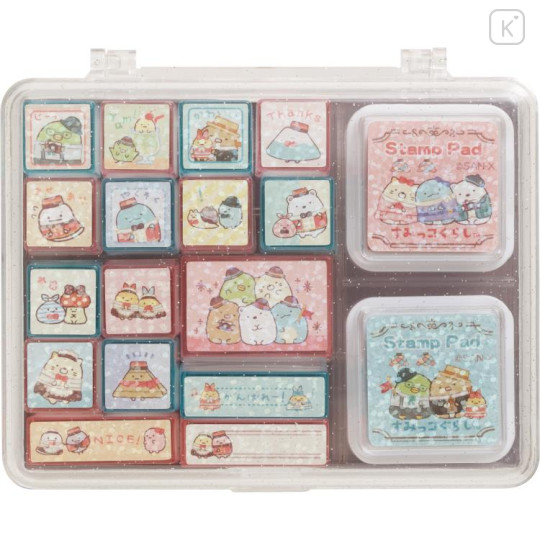Japan San-X Stamp Chops Set (M) - Sumikko Gurashi / Hotel New Sumikko - 1