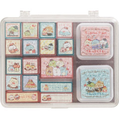 Japan San-X Stamp Chops Set (M) - Sumikko Gurashi / Hotel New Sumikko