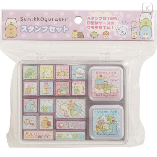 Japan San-X Stamp Chops Set (M) - Sumikko Gurashi 2023 - 4