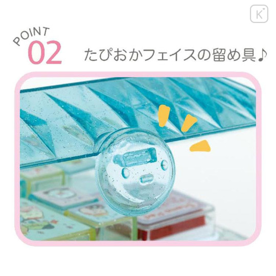 Japan San-X Stamp Chops Set (L) - Sumikko Gurashi / Hotel New Sumikko - 5