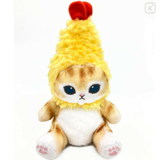 Japan Mofusand Fluffy Plush Toy - Brown Cat / Fried Shrimp Tail - 1