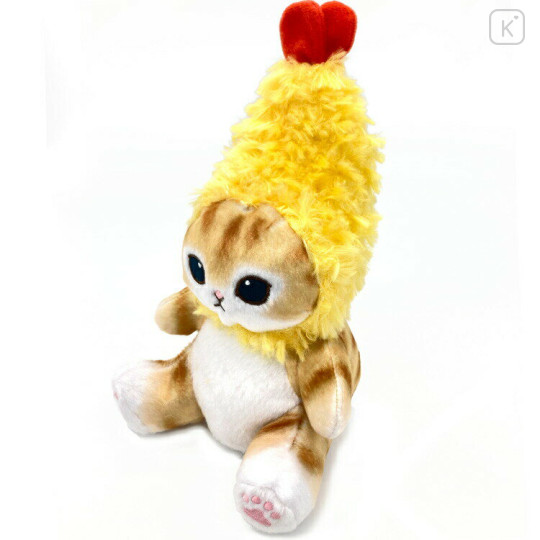 Japan Mofusand Fluffy Plush Toy - Brown Cat / Fried Shrimp Tail - 2