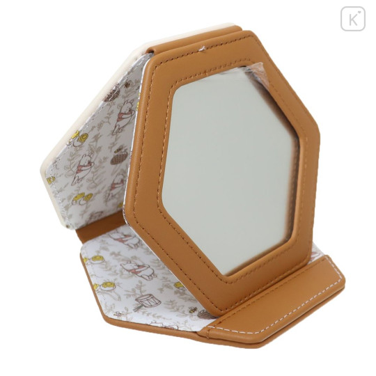 Japan Disney Cloth Mirror - Pooh : Beige Hunny Days - 3