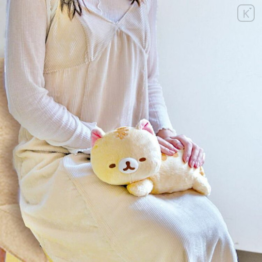 Japan San-X Sleeping Plush Toy - Corocoro Coronya / Rabbit Bread - 3