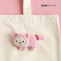 Japan San-X Plush Badge - Korilakkuma with Strawberry Cat - 3