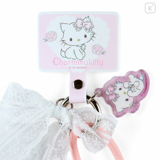 Japan Sanrio Original Smartphone Shoulder Strap - Charmmy Kitty : Heisei Character Ribbon - 3