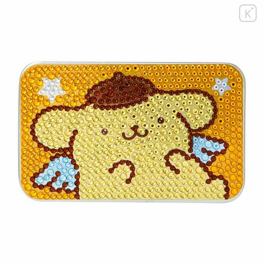Japan Sanrio Original Glitter Deco Can Case - Pompompurin - 2