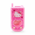 Japan Sanrio Original Glitter Deco Flip-phone-shaped Accessory Case - Hello Kitty - 1