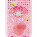 Japan Sanrio Original Glitter Deco Flip-phone-shaped Accessory Case - My Melody - 2