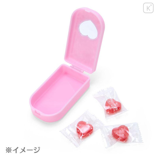 Japan Sanrio Original Glitter Deco Flip-phone-shaped Accessory Case - My Melody - 4