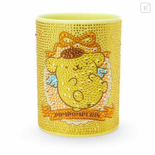 Japan Sanrio Original Glitter Deco Pen Stand - Pompompurin - 2