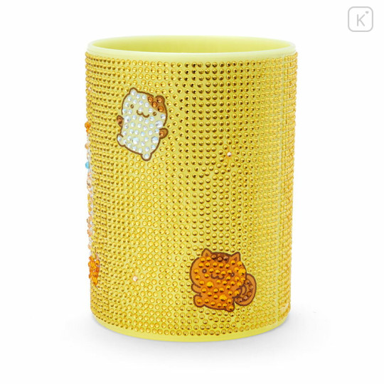 Japan Sanrio Original Glitter Deco Pen Stand - Pompompurin - 3