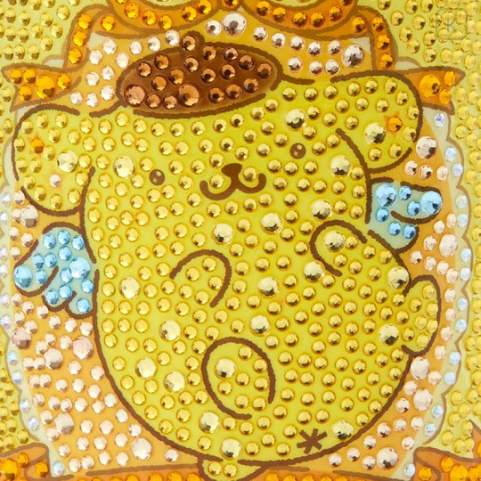 Japan Sanrio Original Glitter Deco Pen Stand - Pompompurin - 5