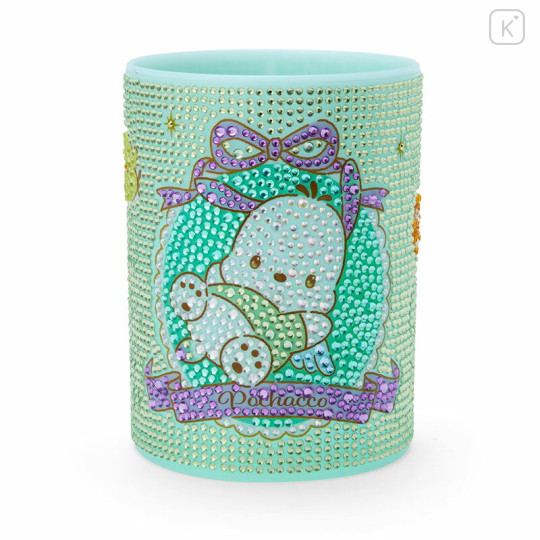 Japan Sanrio Original Glitter Deco Pen Stand - Pochacco - 2