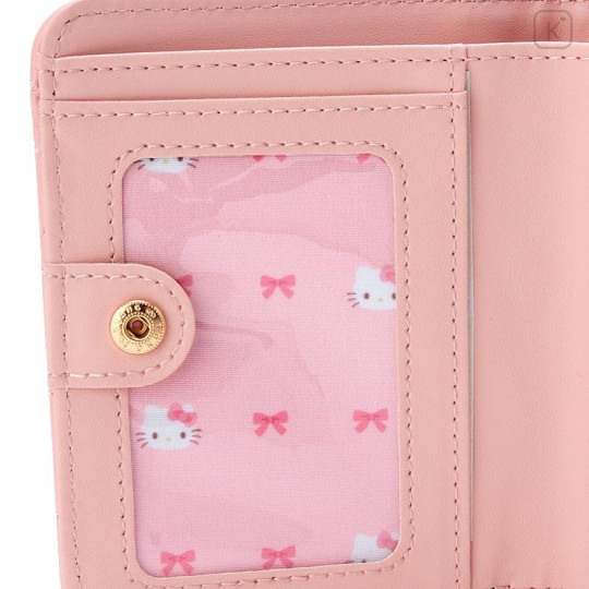 Japan Sanrio Original Quilted Bifold Wallet - Hello Kitty - 5