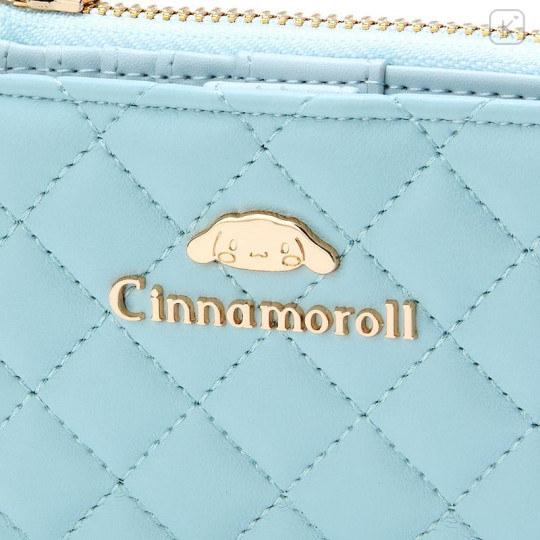 Japan Sanrio Original Quilted Bifold Wallet - Cinnamoroll - 4