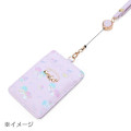 Japan Sanrio Pass Case with Reel - Little Twin Stars : Pink - 4
