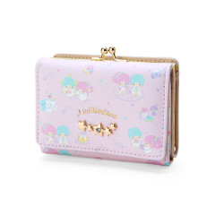 Japan Sanrio Gamaguchi Wallet - Little Twin Stars / Pink