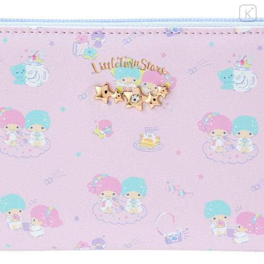Japan Sanrio Long Wallet - Little Twin Stars / Pink - 4