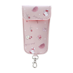 Japan Sanrio Key Case with Reel - Hello Kitty / Cute Touch of Color