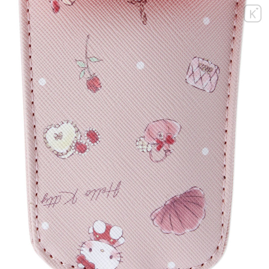 Japan Sanrio Key Case with Reel - Hello Kitty / Cute Touch of Color - 2