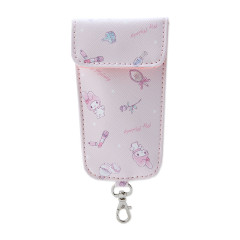 Japan Sanrio Key Case with Reel - My Melody / Cute Touch of Color