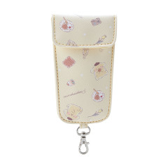Japan Sanrio Key Case with Reel - Pompompurin / Cute Touch of Color