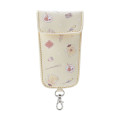 Japan Sanrio Key Case with Reel - Pompompurin / Cute Touch of Color - 1