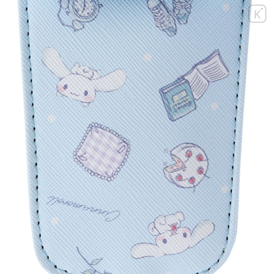 Japan Sanrio Key Case with Reel - Cinnamoroll / Cute Touch of Color - 2