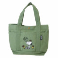 Japan Peanuts Mini Tote Bag - Snoopy & Woodstock / Green - 1