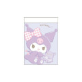 Japan Sanrio Mini Notepad - Kuromi : Fluffy Rabbit - 1