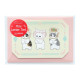 Japan Mofusand Die-cut Mini Letter Set - Cat : Dim Sum