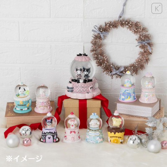 Japan Sanrio Original Shining Snow Globe (M) - My Melody & Kuromi 2023 - 7
