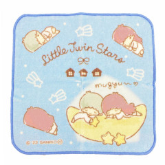 Japan Sanrio Mini Towel Handkerchief - Little Twin Stars / Dream