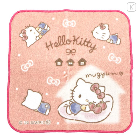 Japan Sanrio Mini Towel Handkerchief - Hello Kitty / Dream - 1