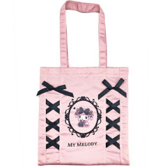 Japan Sanrio Tote Bag - My Melody / Moonlit Melokuro Midnight Pink