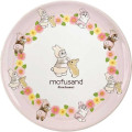 Japan Mofusand Melamine Plate 20cm - Cat : Rabbit Baby - 1