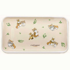 Japan Mofusand Melamine Tray - Cat / Fox