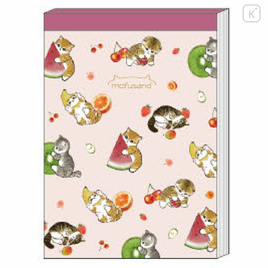 Japan Mofusand Mini Notepad - Cat : Fruits - 1