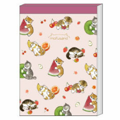 Japan Sanrio × Mofusand Mini Notepad - Cat / Fruits
