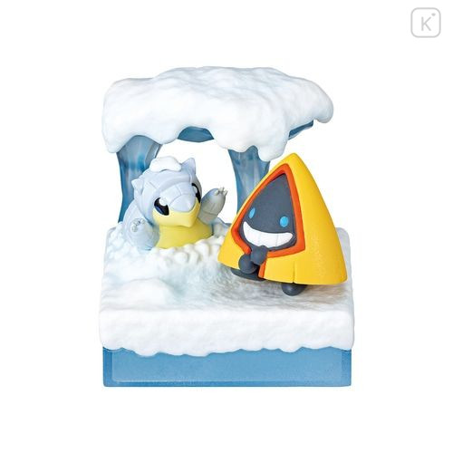 Japan Pokemon World Miniature Figure Full Set - Frozen Snowfield - 4