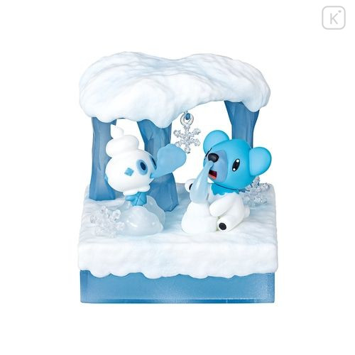 Japan Pokemon World Miniature Figure Full Set - Frozen Snowfield - 5