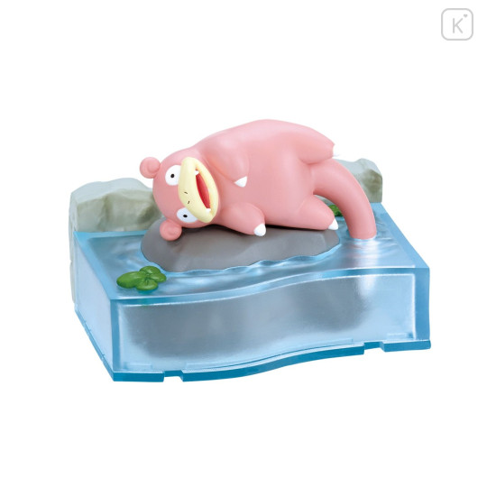 Japan Pokemon Leisure Time Miniature Figure Full Set - Taking a Break by the River - 5