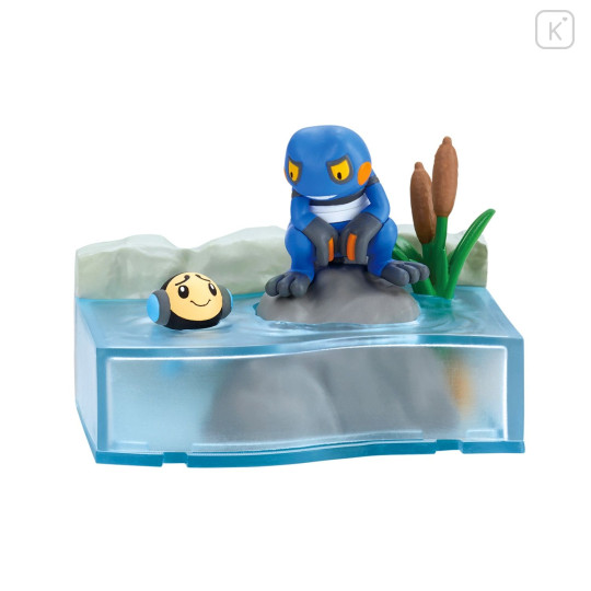 Japan Pokemon Leisure Time Miniature Figure Full Set - Taking a Break by the River - 7