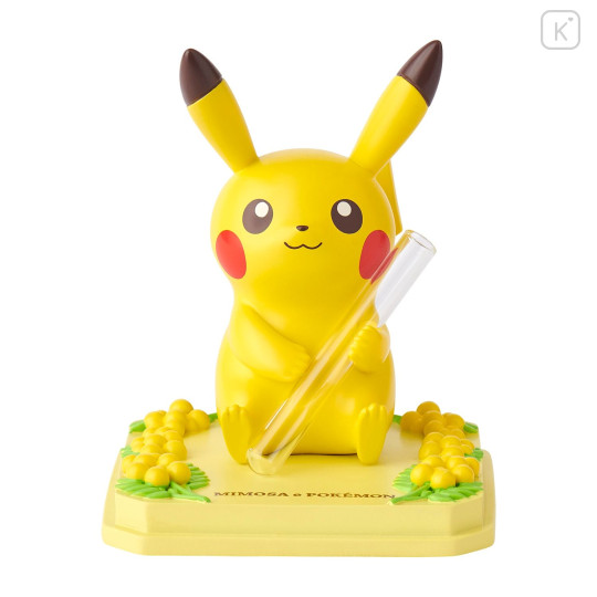 Japan Pokemon Single Flower Vase Figure - Pikachu : Mimosa - 1